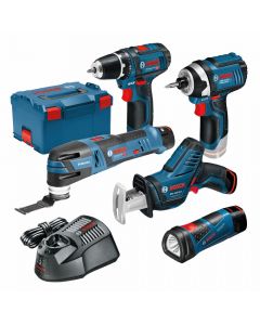 Bosch 5 Toolkit 12V Accu toolkit in L-Boxx - 0615990K11