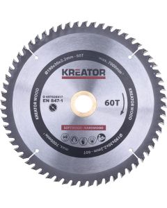 Kreator KRT020417 Cirkelzaagblad 190mm 60T - hout