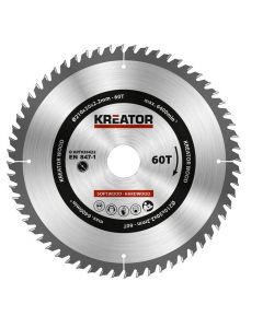 Kreator KRT020422 Cirkelzaagblad 210mm 60T - hout