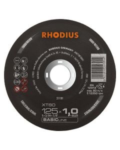 Rhodius XT80 doorslijpschijf 125mm voor RVS / metaal - 1 stuks